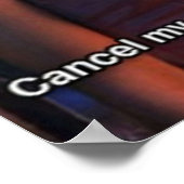 Populair tv-Show Citaat Annuleren mijn abonnement Poster (Hoek)