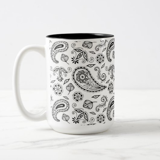 Populair Tweekleurige Koffiemok (Links)