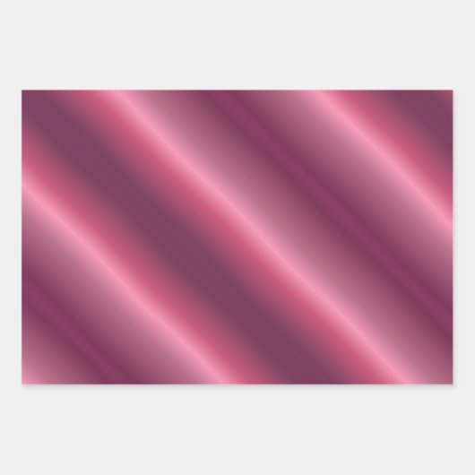 Populair Vakantie Kerst Verjaardag Bordeaux Cadeau Inpakpapier Vel (Voorkant 3)