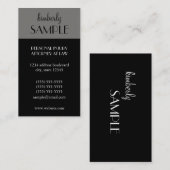 Populair Visitekaartje (Voorkant / Achterkant)