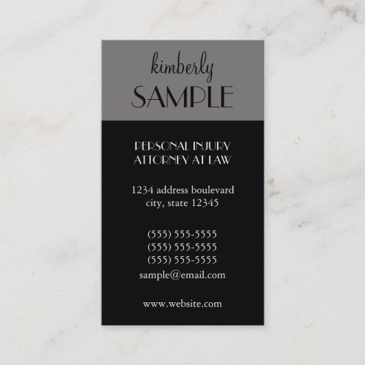 Populair Visitekaartje (Voorkant)