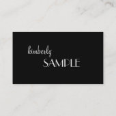 Populair Visitekaartje (Achterkant)