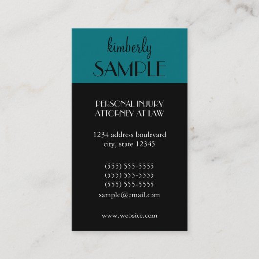 Populair Visitekaartje (Voorkant)