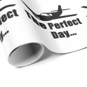 Populair vliegtuig cadeaupapier (Rol Hoek)