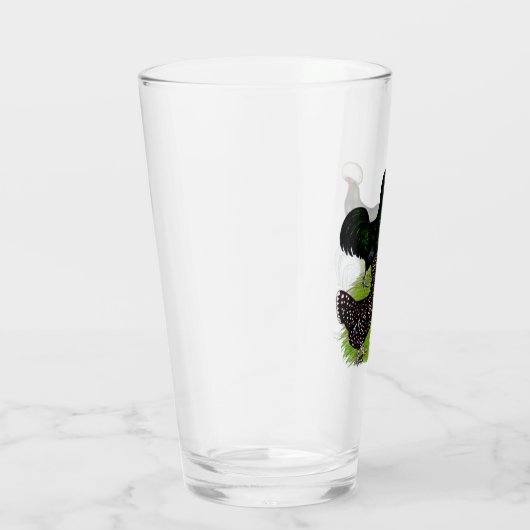 Populair witkuikenkwartet glas (Rechts)