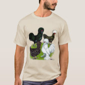 Populair witkuikenkwartet t-shirt (Voorkant)