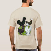 Populair witkuikenkwartet t-shirt (Achterkant)