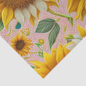 Populair zonnebloempel Collectie Tissuepapier (Detail)