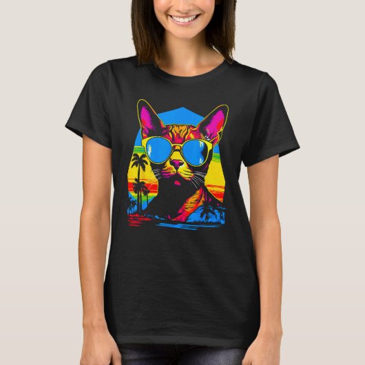 Populaire Abessijnse Kat T-shirt (Voorkant)