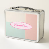 Populaire Abstracte Blush Roze Mint Collectie (Achterkant)
