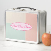 Populaire Abstracte Blush Roze Mint Collectie (In situ)