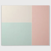 Populaire Abstracte Blush Roze Mint Collectie Cadeaupapier (Vlak)