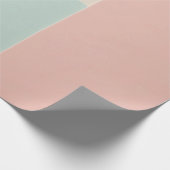 Populaire Abstracte Blush Roze Mint Collectie Cadeaupapier (Hoek)