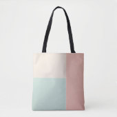 Populaire Abstracte Blush Roze Mint Collectie Tote Bag (Voorkant)