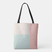 Populaire Abstracte Blush Roze Mint Collectie Tote Bag (Achterkant)