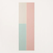 Populaire Abstracte Blush Roze Mint Collectie Yogamat (Voorkant)
