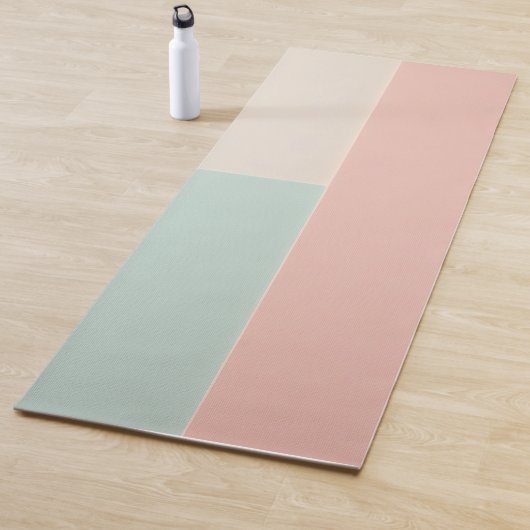 Populaire Abstracte Blush Roze Mint Collectie Yogamat (In situ)