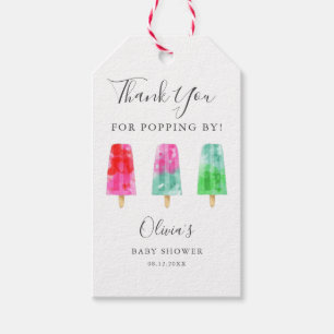 Populaire Baby shower Bedankt voor het Populeren d Cadeaulabel