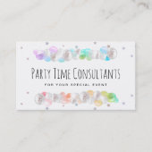 *~* Populaire ballonnen de Planner van de Gebeurte Visitekaartje (Voorkant)