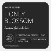 Populaire Black Candle Labels (Voorkant)