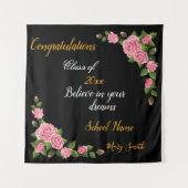 Populaire bloem_customize rozen wandtapijt wandkleed (Voorkant)