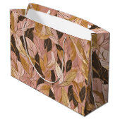 Populaire Blush Pink Gold Boho Leaves Collectie Groot Cadeauzakje (Achterkant Gekanteld)