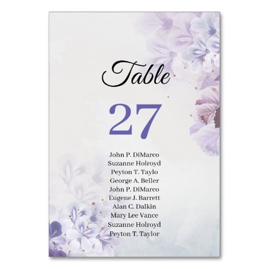 Populaire boho stoffige paarse blauwe roze aubergi kaart (Voorkant)