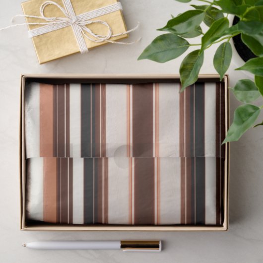 Populaire Bruin Wit Linnen Textuur Collectie Tissuepapier (Geschenk)