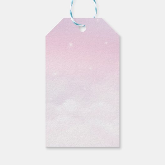 Populaire dank U Label Birthday Baby shower Cadeaulabel (Achterkant)