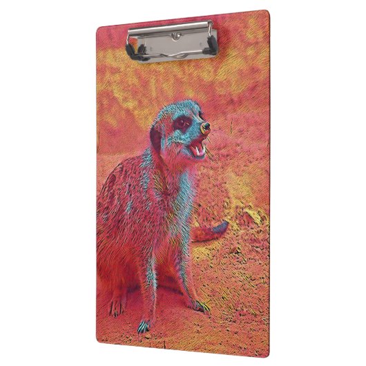 populaire dieren - Meerkat Klembord (Links)