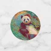 populaire dieren - Panda 1 Confetti (Kleine voorkant)