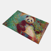 populaire dieren - Panda 1 Deurmat (Schuin)