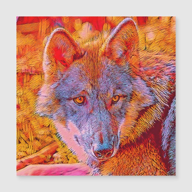 populaire dieren - Wolf (Voorkant)