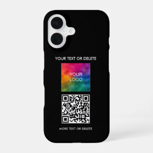 Populaire Elegant Sjabloon Voeg QR Code Upload Log iPhone 16 Hoesje