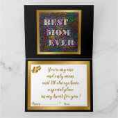 Populaire elegante moderne cadeautjes kaart (Binnen)