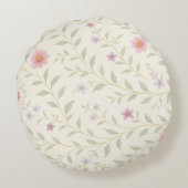 Populaire elegante moderne koninklijke groene wild rond kussen (Achterkant)