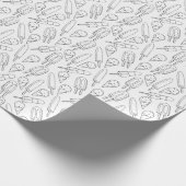 Populaire en ijsvormende kleur Uw Eigen Patroon Cadeaupapier (Hoek)