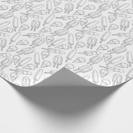 Populaire en ijsvormende kleur Uw Eigen Patroon Cadeaupapier