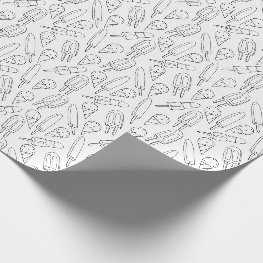 Populaire en ijsvormende kleur Uw Eigen Patroon Cadeaupapier (Hoek)