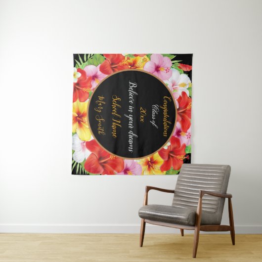 Populaire Exotische Bloemstuk Aangepaste Tapijt Wandkleed (In Situ (horizontaal))