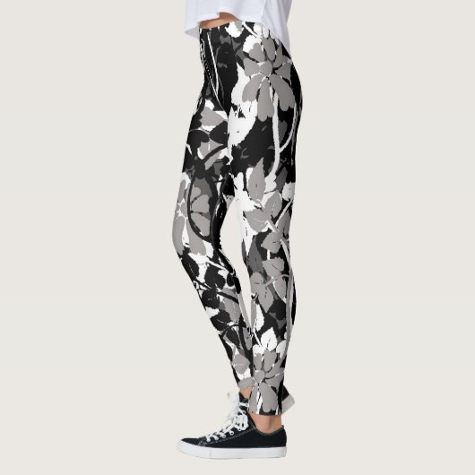 Populaire Floral Leggings (Links)