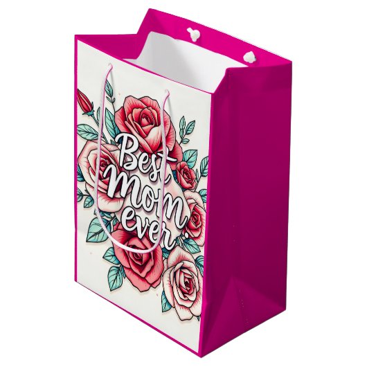 Populaire Floral Luxe Cadeau Collectie Medium Cadeauzakje (Voorkant Gekanteld)