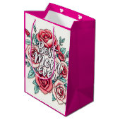 Populaire Floral Luxe Cadeau Collectie Medium Cadeauzakje (Achterkant Gekanteld)