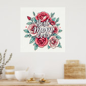 Populaire Floral Luxe Cadeau Collectie Poster (Keuken)