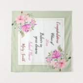 Populaire Floral past roze Paars aan Wandkleed (Voorkant (horizontaal))