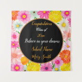 Populaire Floral past Wit aan Wandkleed (Voorkant)