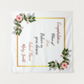 Populaire Floral past witte roze Rose aan Wandkleed (Voorkant (horizontaal))