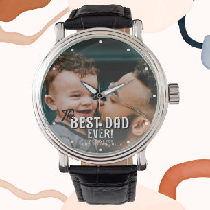 Populaire foto van beste vader op dag van de vader horloge