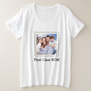 Populaire foto van mam Best Mam Ever, aangepast vi Grote Maat T-shirt