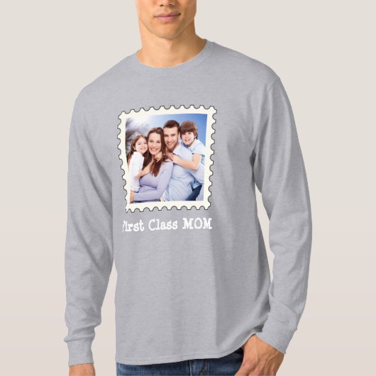 Populaire foto van mam Best Mam Ever, aangepast vi T-shirt (Voorkant)